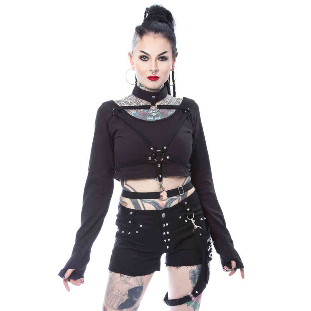 Heartless - VEGA Longsleeve top - Zwart
